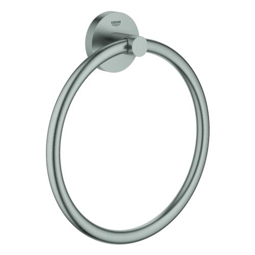 GROHE-Handtuchring-Essentials-40365_1-Metall-supersteel-40365DC1