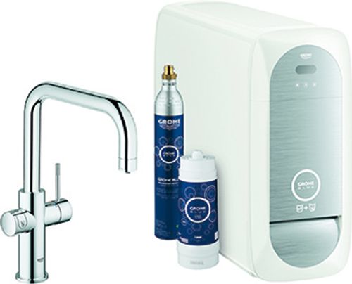 GROHE-Starterkit-GROHE-Blue-Home-31456_1-Bluetooth-WIFI-U-Auslauf-supersteel-31456DC1