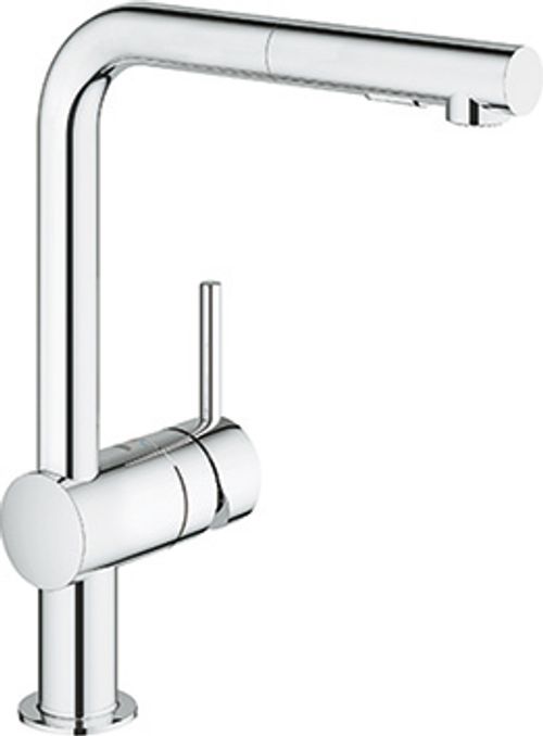 GROHE-EH-Spueltischbatterie-Minta-30274-L-Auslauf-auszb-Spuelbrause-supersteel-30274DC0