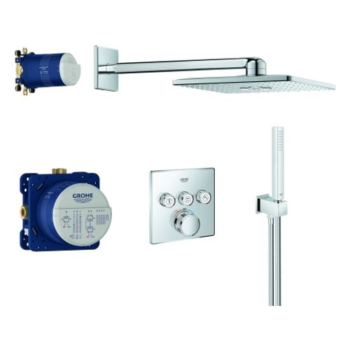 GROHE-UP-Duschsystem-GRT-SmartControl-34804-eckige-Form-mit-THM-KB-HB-chrom-34804000