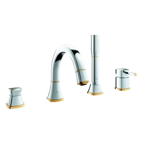 GROHE-4-Loch-Wannen-Kombination-Grandera-29418-chrom-gold-29418IG0