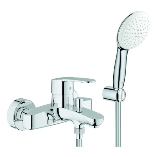 GROHE-EH-Wannenbatterie-Eurostyle-C-25275_2-mit-Wandhalterset-chrom-25275002