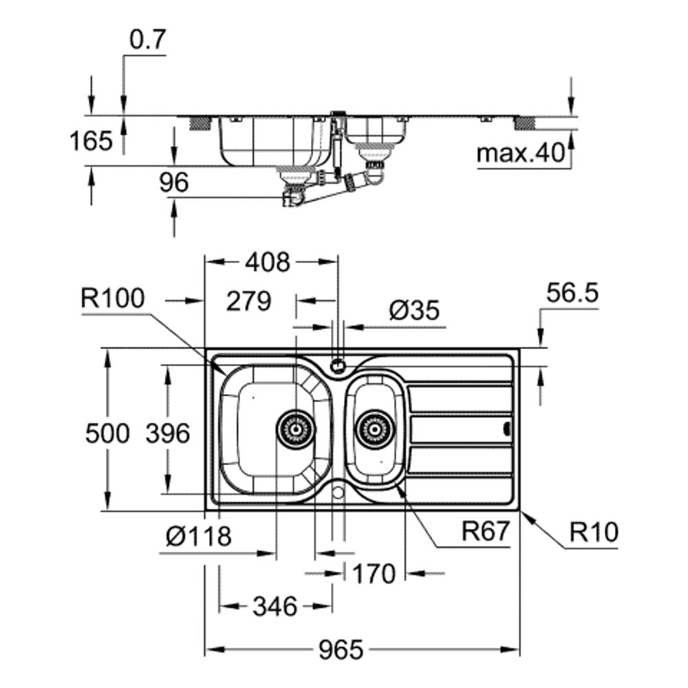 https://raleo.de:443/files/img/11eee87b8d383490be4bb42e99482176/size_l/GROHE-Edelstahlspuele-K200-31564_1-mit-1-5-Becken-Abtropfflaeche-965x500mm-31564SD1_v2