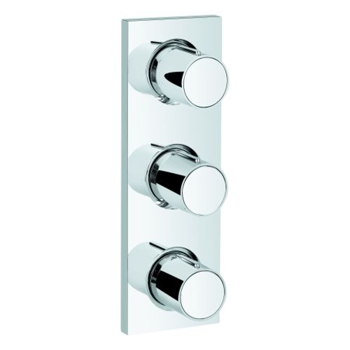 GROHE-Unterputzventil-Grohtherm-F-26880-3-fach-FMS-ohne-UP-Koerper-chrom-26880000