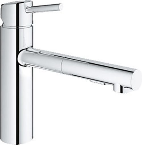 GROHE-EH-SPT-Batterie-Concetto-30273_1-mittelhoch-ausziehbare-Spuelbrause-chrom-30273001