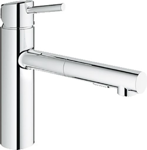 GROHE-EH-SPT-Batterie-Concetto-30273_1-mittelhoch-auszb-Spuelbrause-supersteel-30273DC1