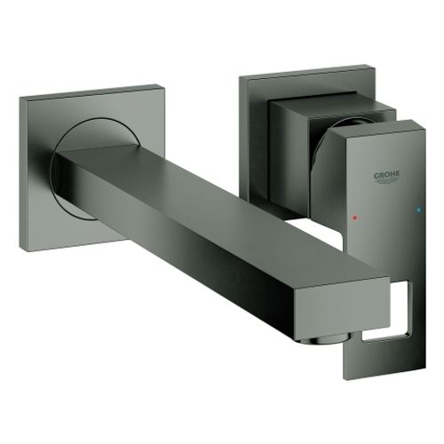 GROHE-2-Loch-WT-Wandbatterie-Eurocube-23447-FMS-hard-graphite-gebuerstet-23447AL0