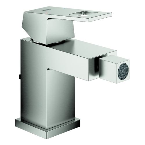 GROHE-EH-Bidetbatterie-Eurocube-23138-mit-Zugstangen-Ablaufgarnitur-supersteel-23138DC0