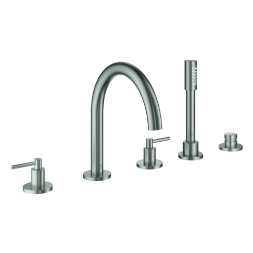 GROHE-5-Loch-Wannen-Kombination-Atrio-29407-FMS-Hebelgriff-supersteel-29407DC0