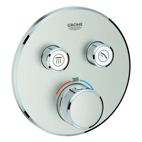 GROHE-Thermostat-Grohtherm-SmartControl-29119-FMS-rund-2-ASV-supersteel-29119DC0