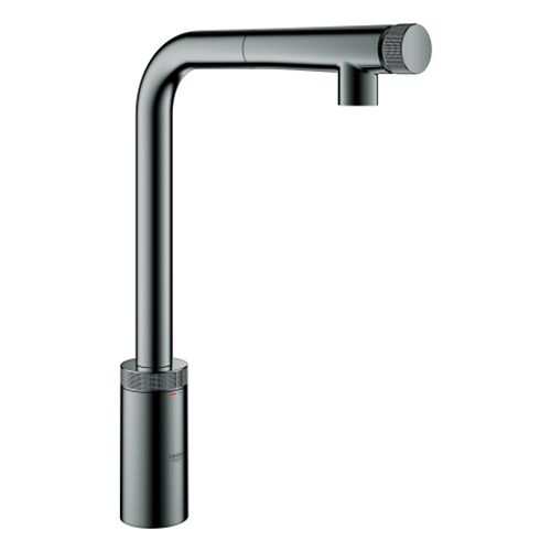 GROHE-SPT-Batterie-Minta-Smart-Control-31613-L-Ausl-azb-Spuelbr-hard-graphite-31613A00