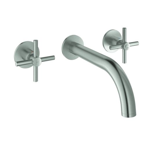 GROHE-3-Loch-WT-Batterie-Atrio-20661-Fertigmontageset-Kreuz-Griff-supersteel-20661DC0