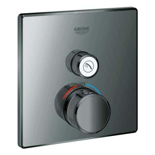 GROHE-Thermostat-Grohtherm-SmartControl-29123-eckig-FMS-ein-ASV-hard-graphite-29123A00