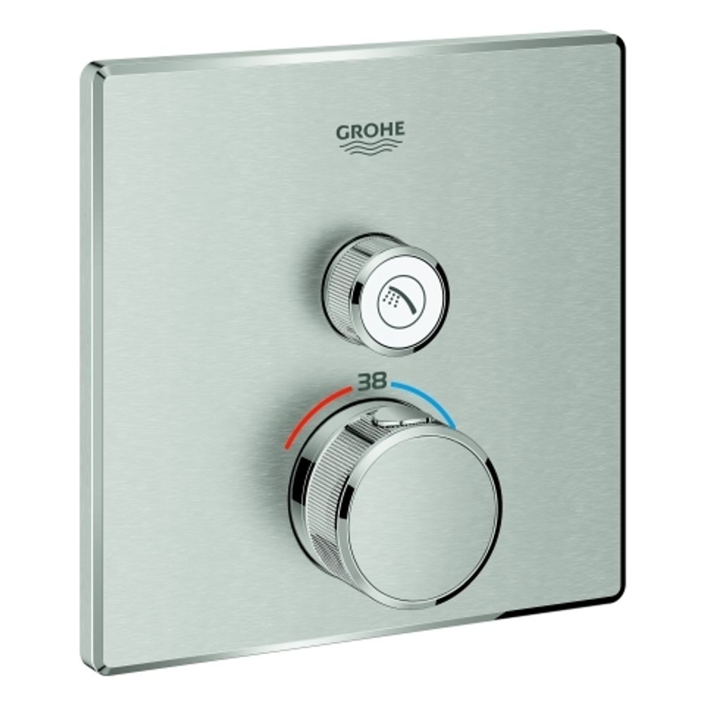 https://raleo.de:443/files/img/11eee8a56966d47cbe4bb42e99482176/size_l/GROHE-Thermostat-Grohtherm-SmartControl-29123-eckig-FMS-1-ASV-supersteel-29123DC0