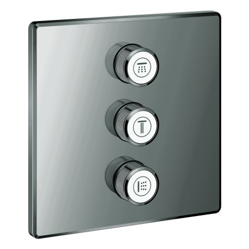 GROHE-3-fach-UP-Ventil-Grohtherm-Smart-Control-29127-eckig-FMS-hard-graphite-29127A00