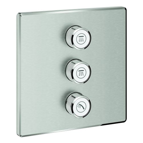 GROHE-3-fach-UP-Ventil-Grohtherm-Smart-Control-29127-FMS-eckig-supersteel-29127DC0