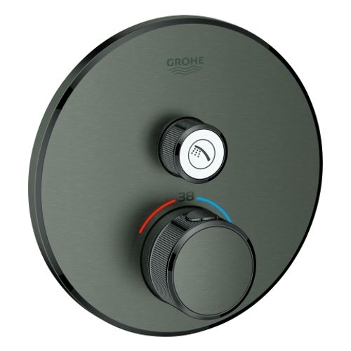 GROHE-Thermostat-Grohtherm-SmartControl-29118-FMS-rund-1-ASV-hard-graphite-geb-29118AL0