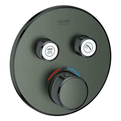 GROHE-Thermostat-Grohtherm-SmartControl-29119-FMS-rund-2-ASV-hard-graphite-geb-29119AL0