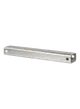 Esdec Flachprofil aus Aluminium, lang und rechteckig, mit Löchern zur Befestigung. Geeignet für verschiedene Anwendungen in der Konstruktion und Montage.