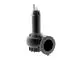 Tauchmotorpumpe von Grundfos in schwarzer Ausführung mit einem vertikal montierten Gehäuse und einer Anschlussöffnung für Rohrleitungen.