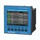 Janitza UMG 96-PA MID+, ein elektrischer Analysegerät, zeigt Zählerstände in einem grafischen Display mit Menüoptionen und Statusanzeigen.