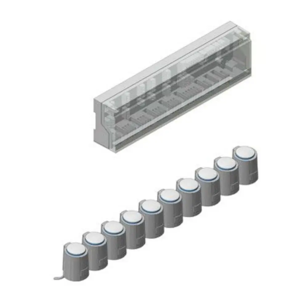 Viessmann Klemmleiste mit 9 Antrieben und Verdrahtung, 7315767