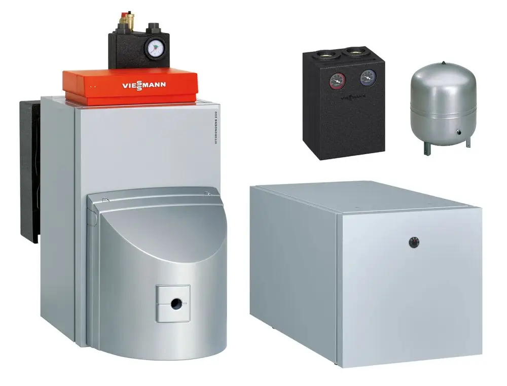 Viessmann Paket Vitorondens 200-T Heizkessel mit Speicher und Zubehör.