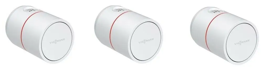 Drei Viessmann Heizkörperthermostate Starter-Paket Radiator Eco.