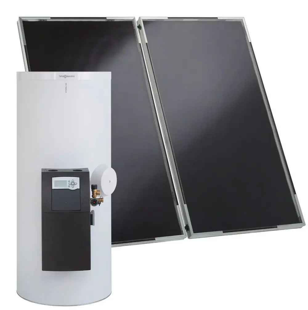Viessmann Vitosol 141-FM Solarthermieanlage mit Vitocell 100-W Warmwasserspeicher