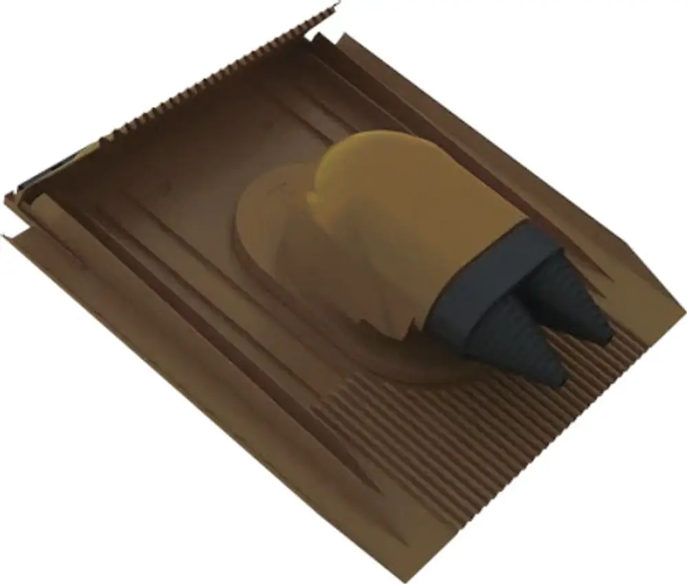 Produktbild der Viessmann Dachdurchführung Solar braun, ZK02015.