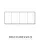 Umlenkplatte für Trockenbauelement Alu, Verlegeabstand 25 cm