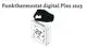 Funkthermostat digital Plus 2023, Hand bedient digitales Raumthermostat mit 22.2 Grad Anzeige.