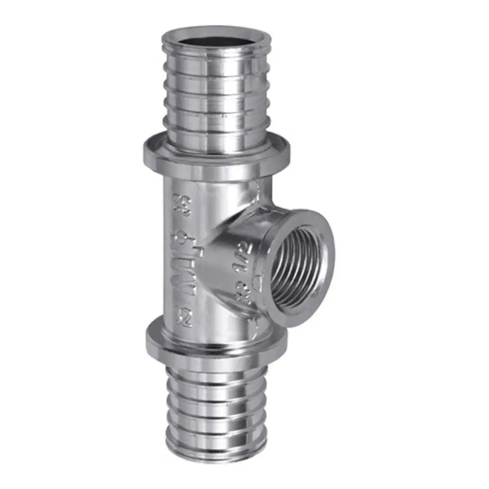 T-Stück Innengewinde 25 x 3/4'' IG x 25, bestehend aus Messing, verzinnt, 1 Stück, MC20000090 Galeriebild 1