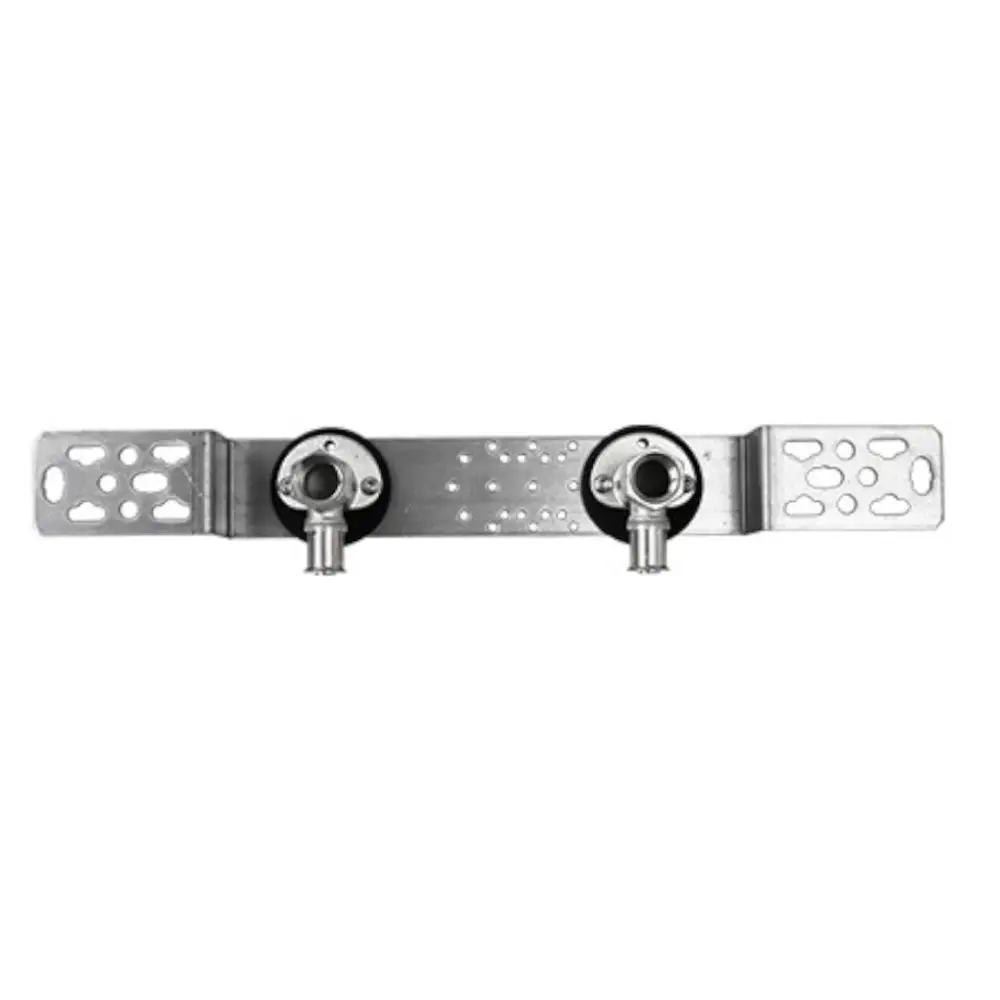 Halter vormontiert 153 mm UP / NW 20, mit zwei Wandwinkeln inkl. Montagefüßen, MC30000200 Galeriebild 1