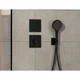 hansgrohe ShowerSelect Comfort E Thermostat Unterputz für 1 Verbraucher und einen zusätzlichen Abgang Mattschwarz, Detailansicht