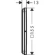 Maßzeichnung hansgrohe ShowerSelect Comfort Q Ventil Unterputz für 3 Verbraucher Mattweiß