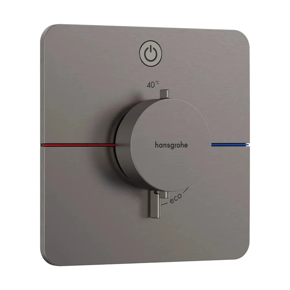 hansgrohe ShowerSelect Comfort Q Thermostat Unterputz für 1 Verbraucher Brushed Black Chrome