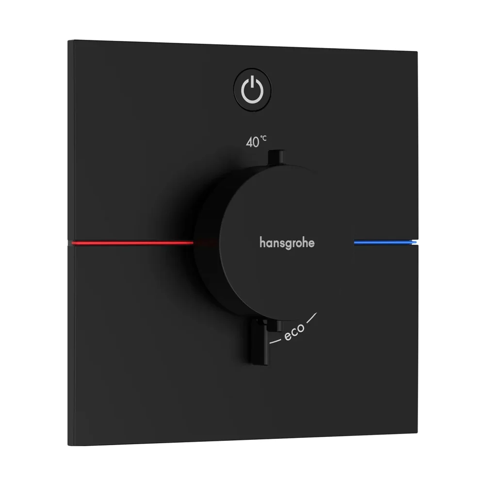 hansgrohe ShowerSelect Comfort E Thermostat Unterputz für 1 Verbraucher Mattschwarz