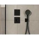 hansgrohe ShowerSelect Comfort E Ventil Unterputz für 3 Verbraucher Mattschwarz, Detailansicht