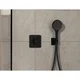 hansgrohe ShowerSelect Comfort Q Thermostat Unterputz für 2 Verbraucher Mattschwarz, Detailansicht