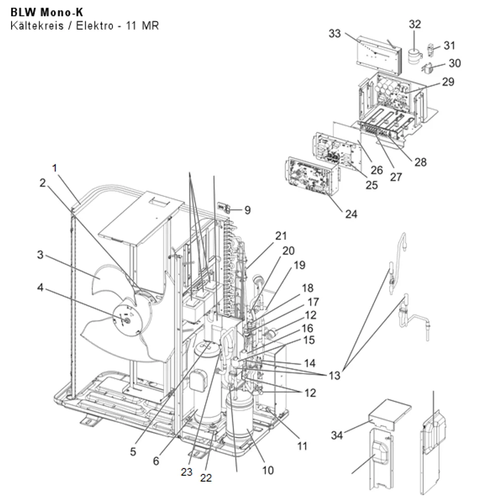 Kältekreis / Elektro - 11 MR