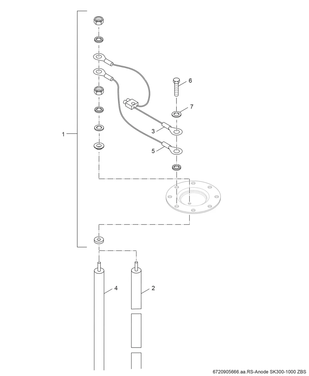 Anode SK300-1000 ZBS