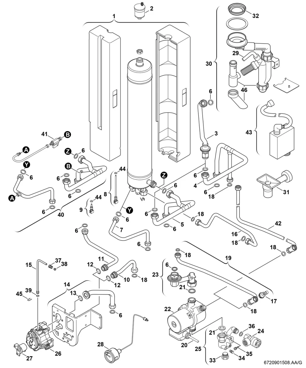 Pumpe/Hydraulikschalter
