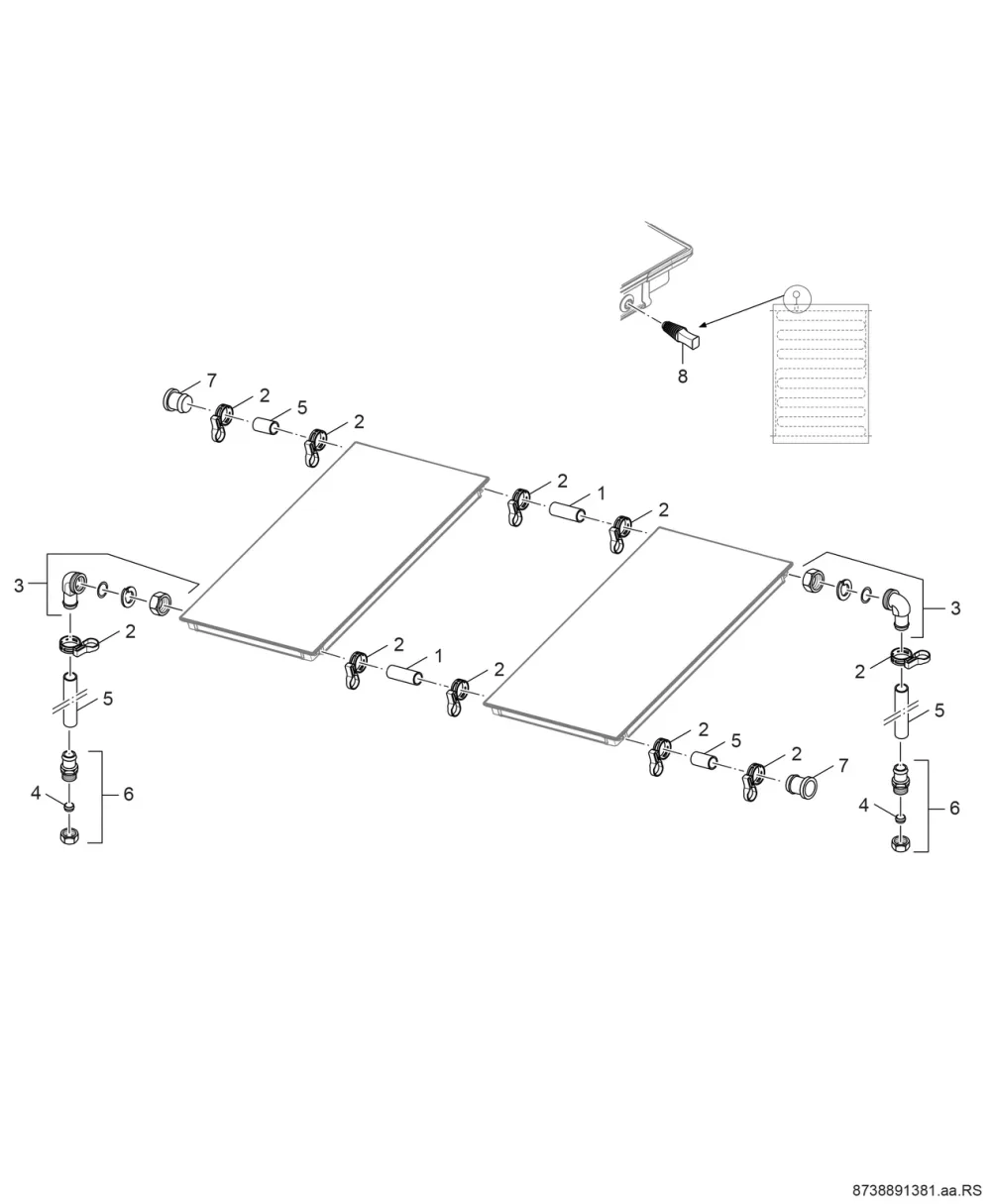 Anschluss-Set Indach