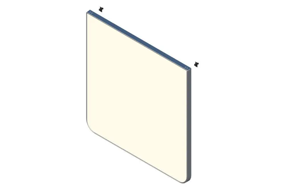 BOSCH Vorderwand unten weiß | 8738216403