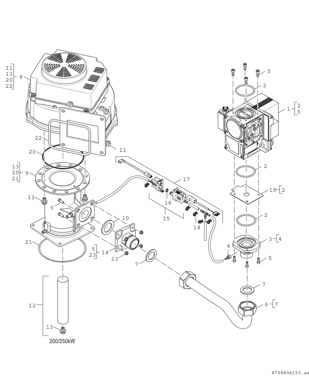 Gebläse / Gasarmatur 200-300