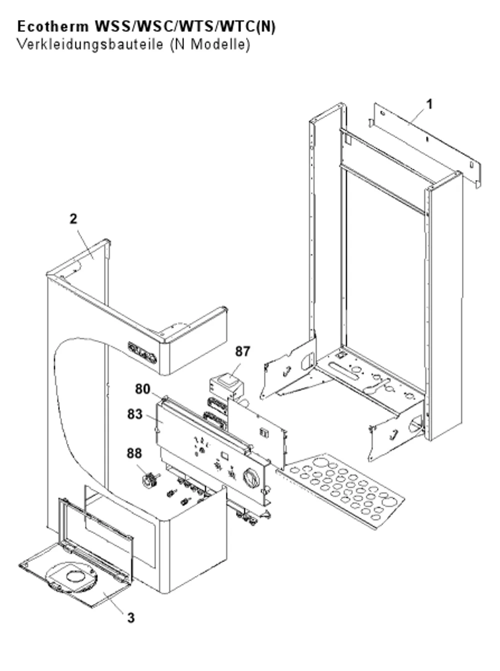 Verkleidungsbauteile (N Modelle)