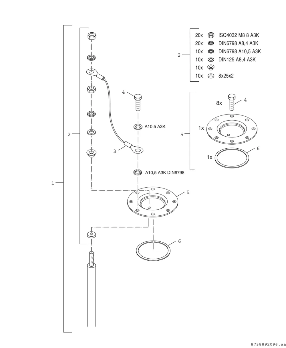 Anode + Handlochdeckel