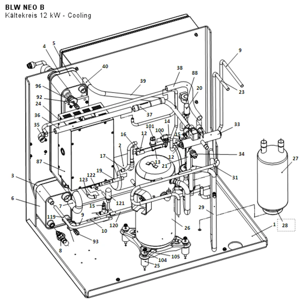 Kältekreis 12 kW - Cooling
