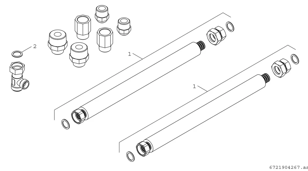 Anschluss-Set flexibel Pufferspeicher